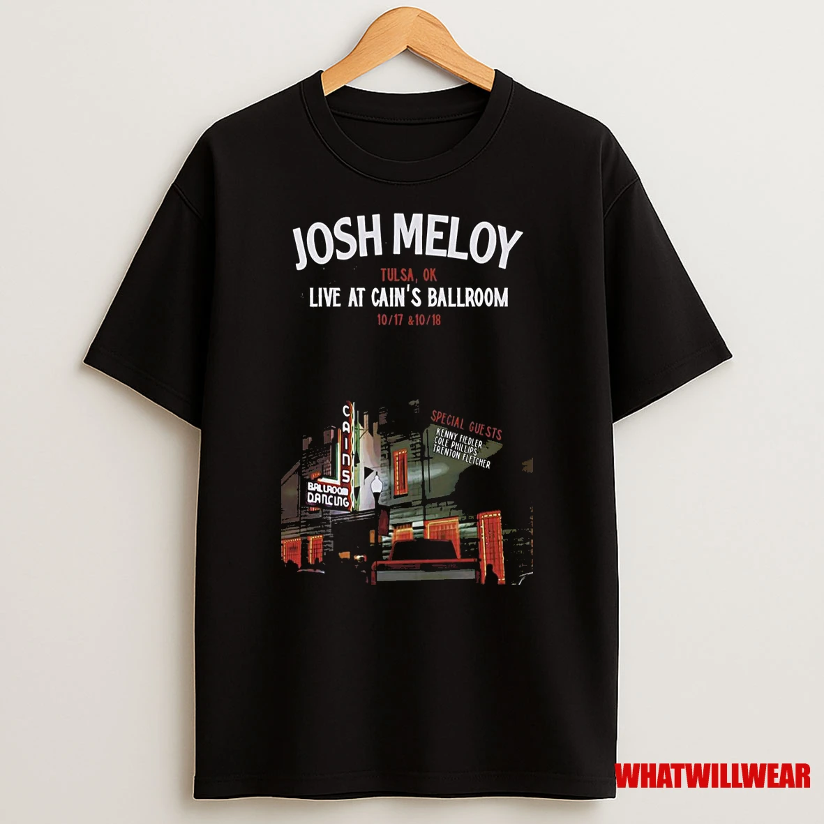 Josh Meloy October 17 18 2025 Tulsa Ok Tour Shirts