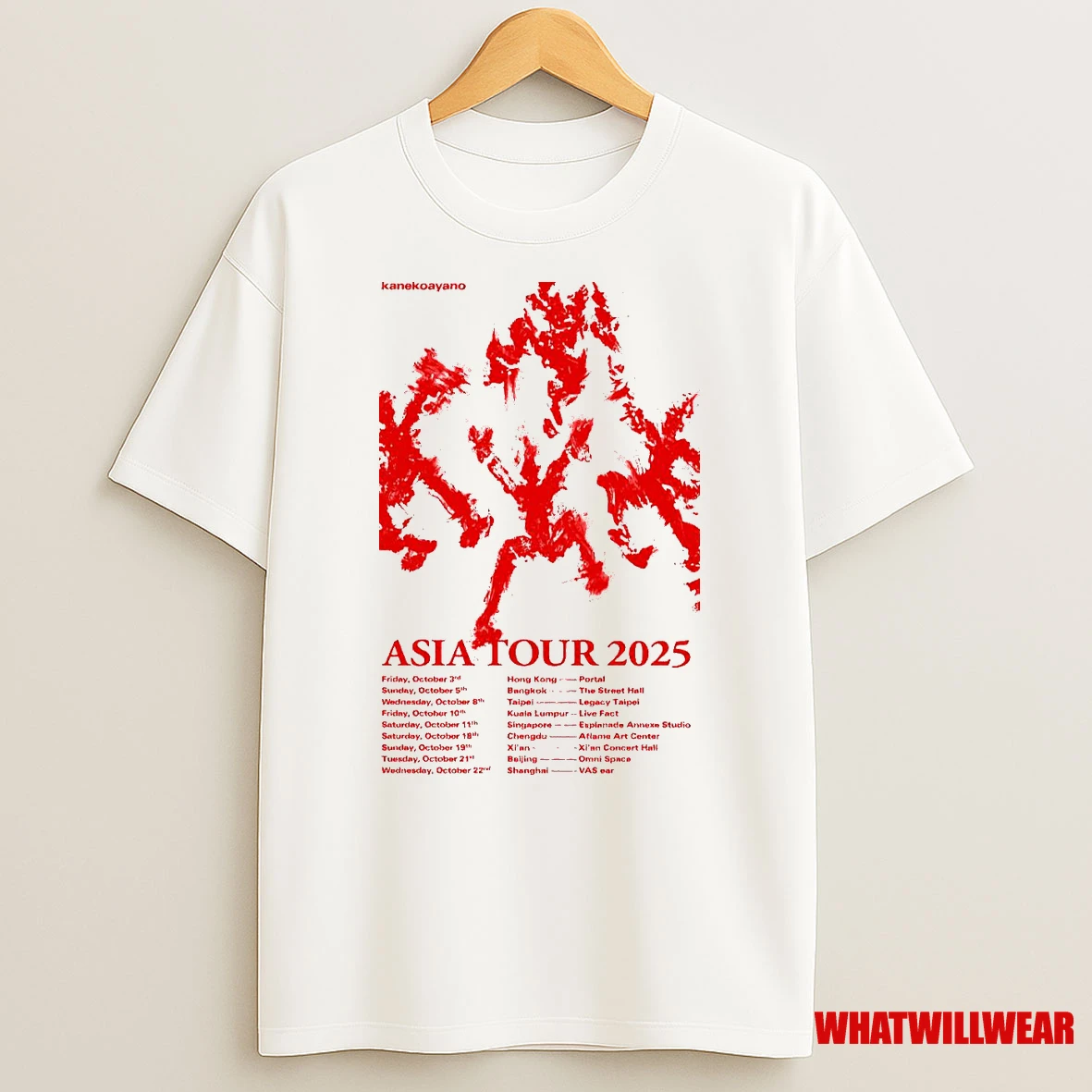Kanekoayano Asia Tour 2025 Shirts