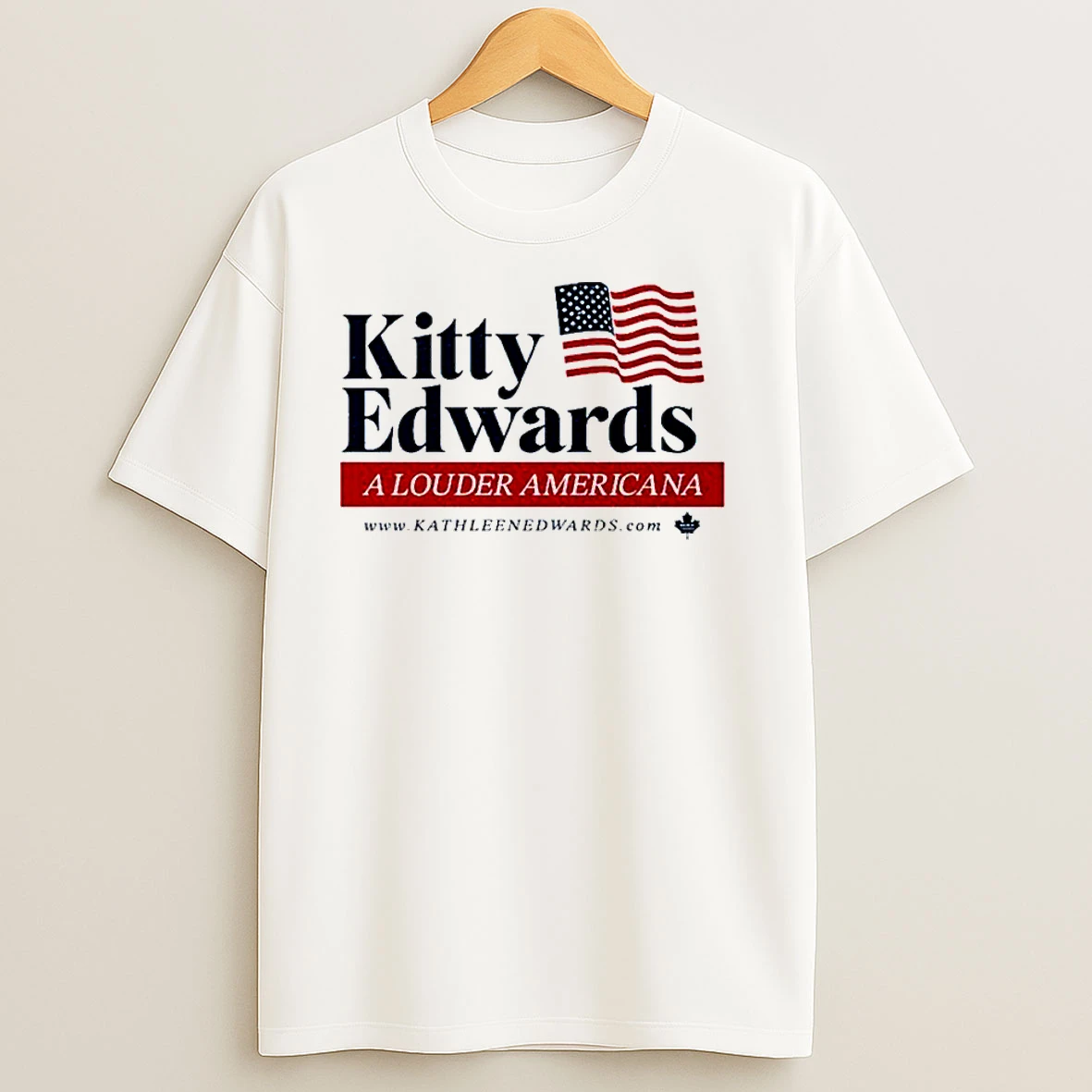 Kathleen Edwards A Louder Americana Flag Classic Shirts