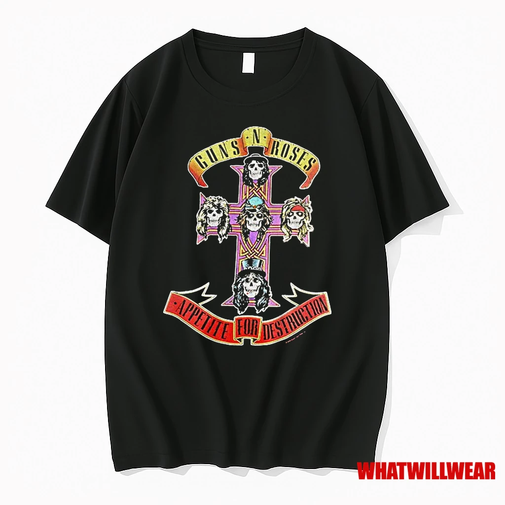 Kevin Owens Wearing Guns N Roses Appetite For Destruction Classic Shirts