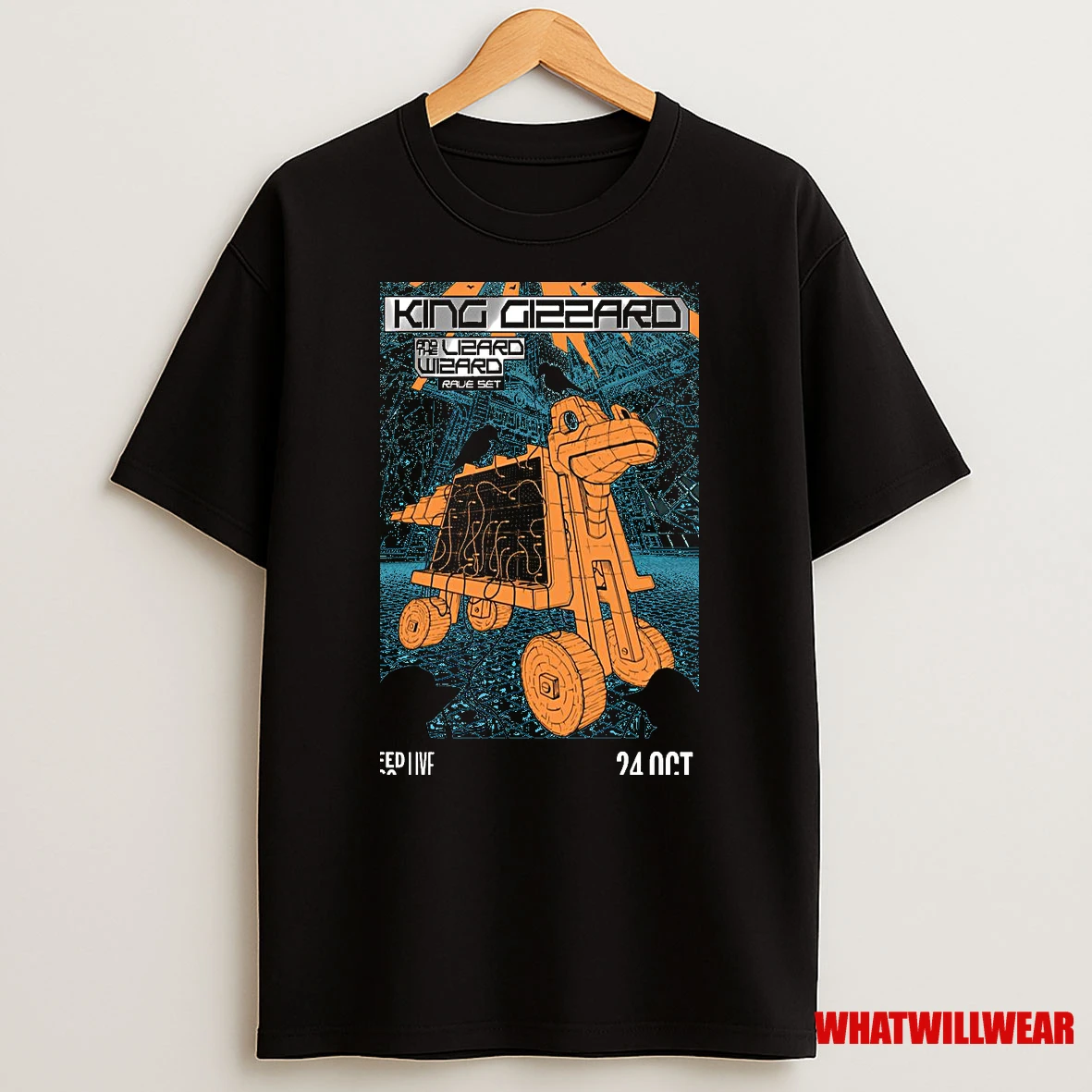 King Gizzard The Lizard Wizard Fed Square October 24 2025 Concert Shirts