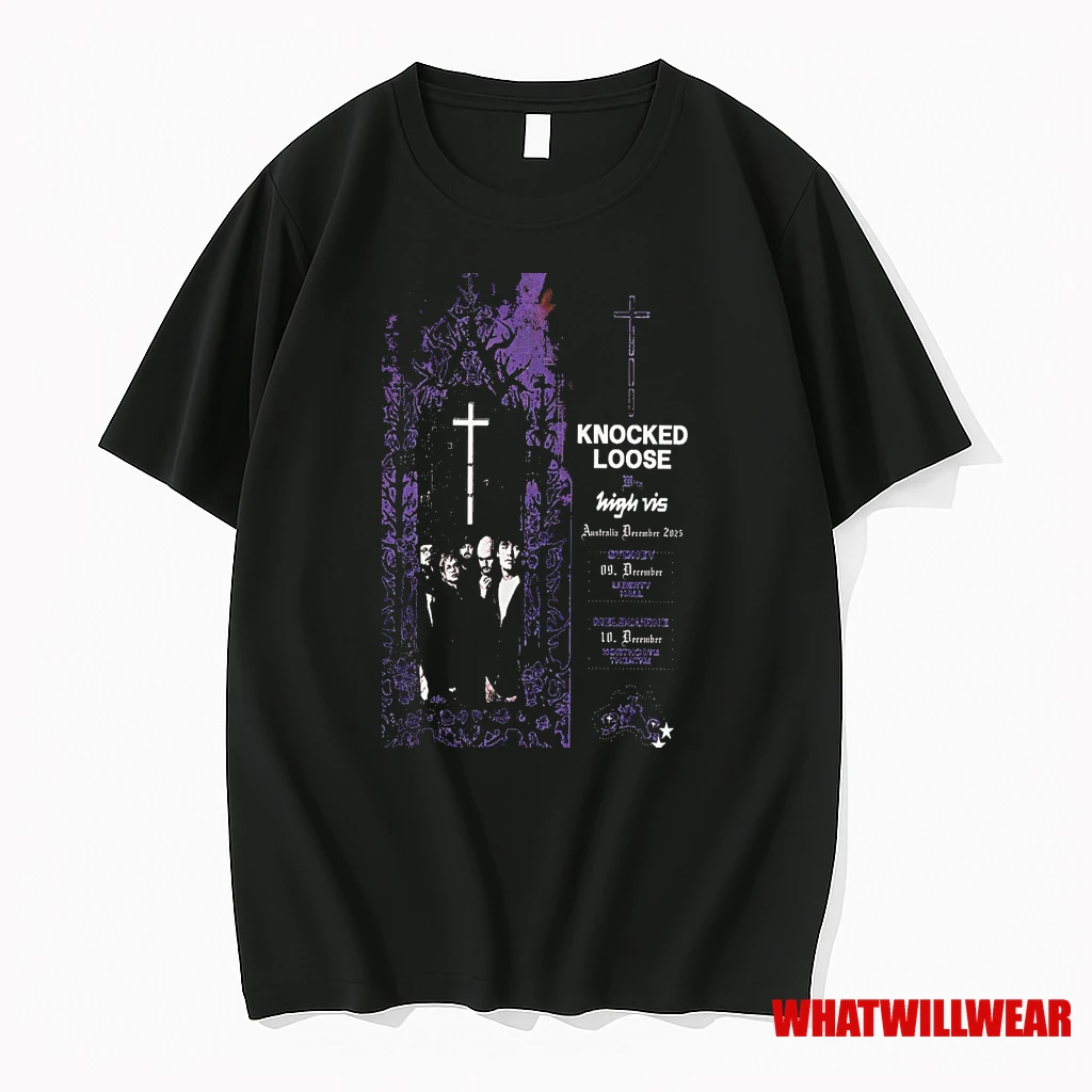 Knocked Loose Australia December 9 10 2025 Concert Shirts