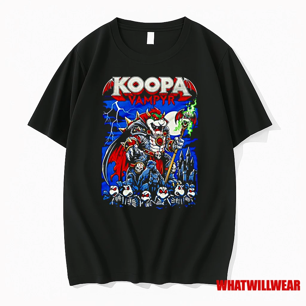 Koopa Vampyr The Super Mario Series Franchise As A Vampire Graphic Classic Shirts