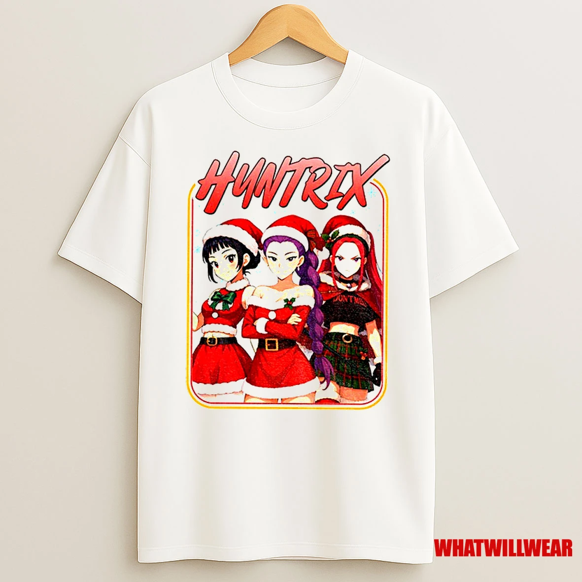 Kpop Demon Hunter Saja Girls Christmas Huntrix 2025 Classic Shirts