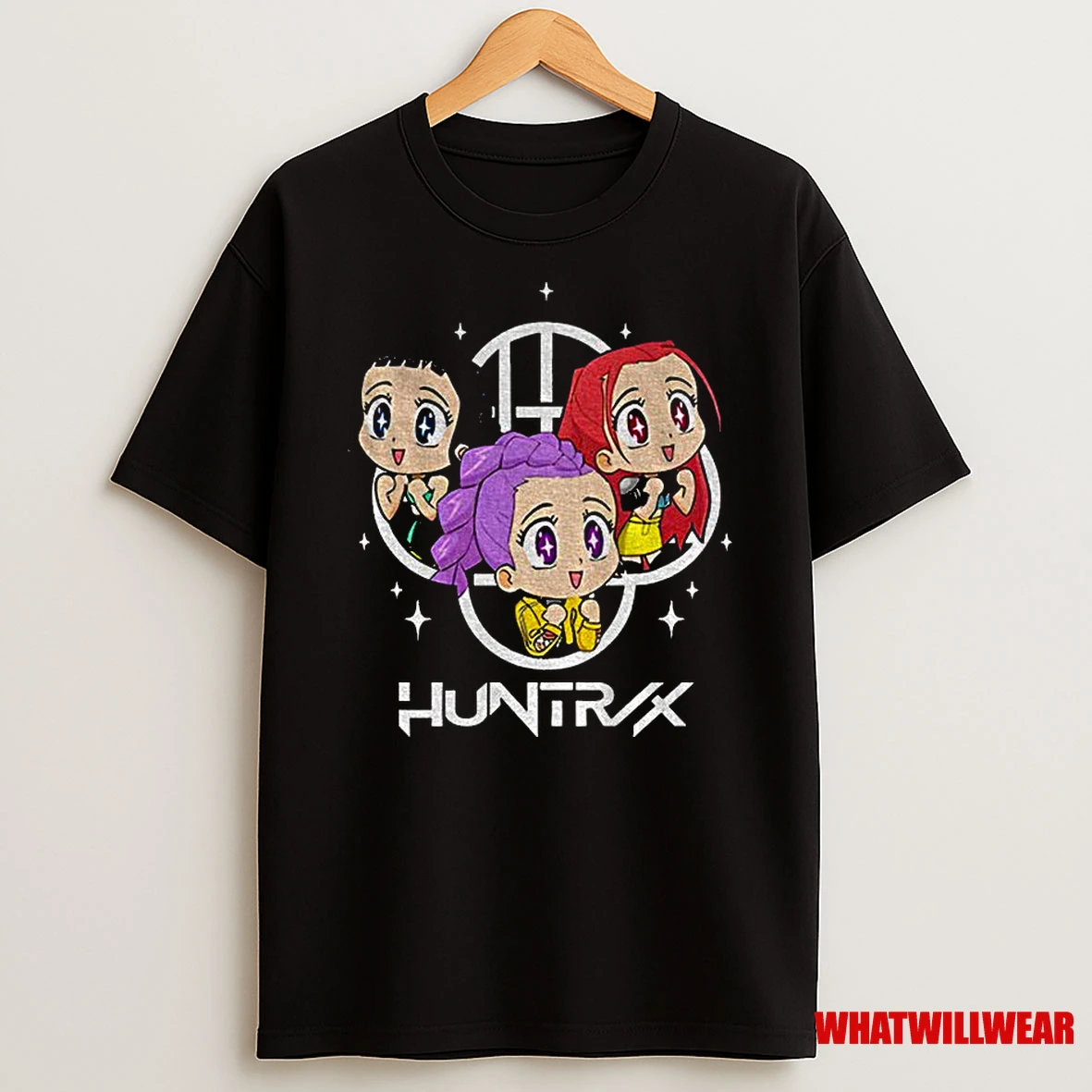 Kpop Demon Hunters Huntrix Kpop Cartoon Classic Shirts