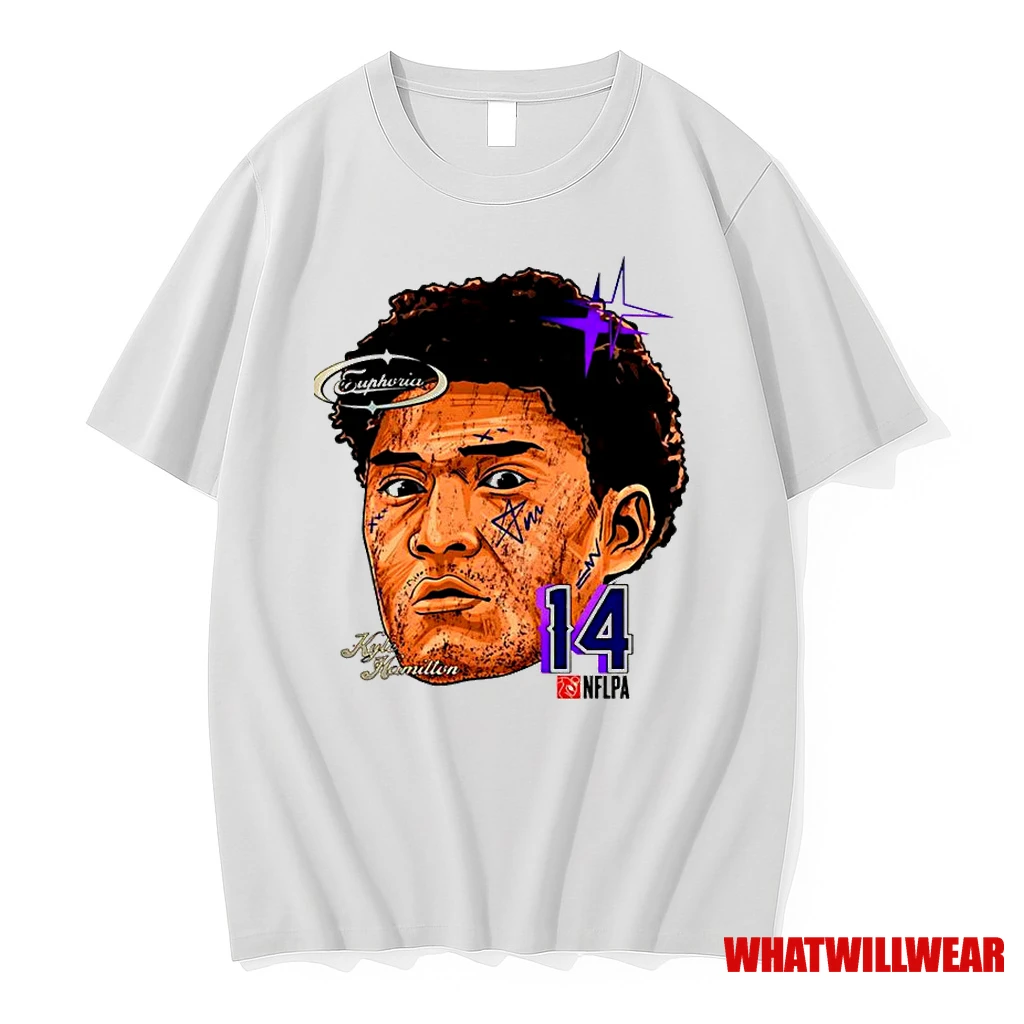 Kyle Hamilton Baltimore Ravens Football Fat Head Number 14 Classic Shirts