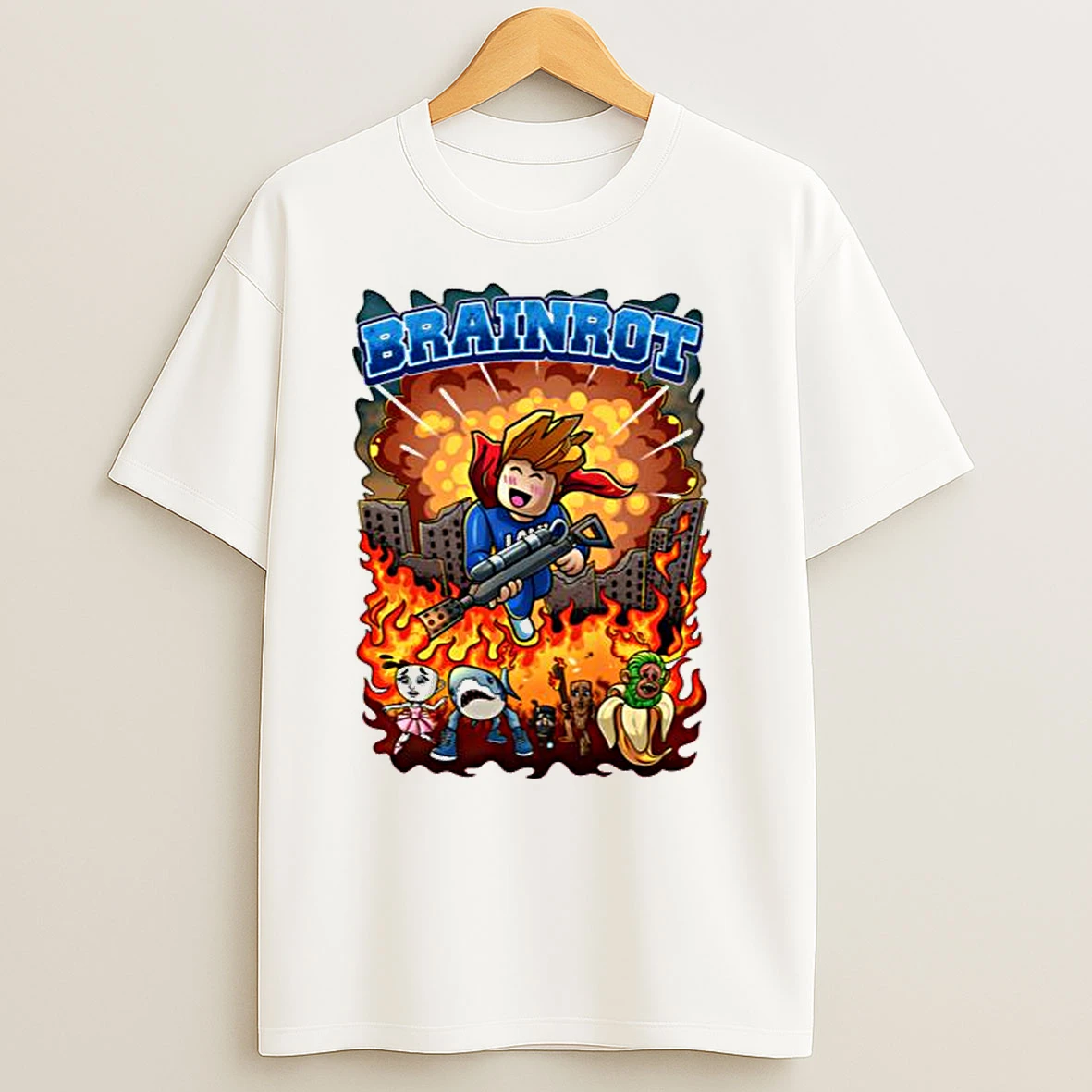 Lami And Emily Brainrot Men Shirts