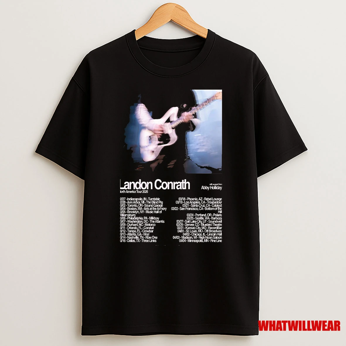 Landon Conrath North America Tour 2026 Shirts