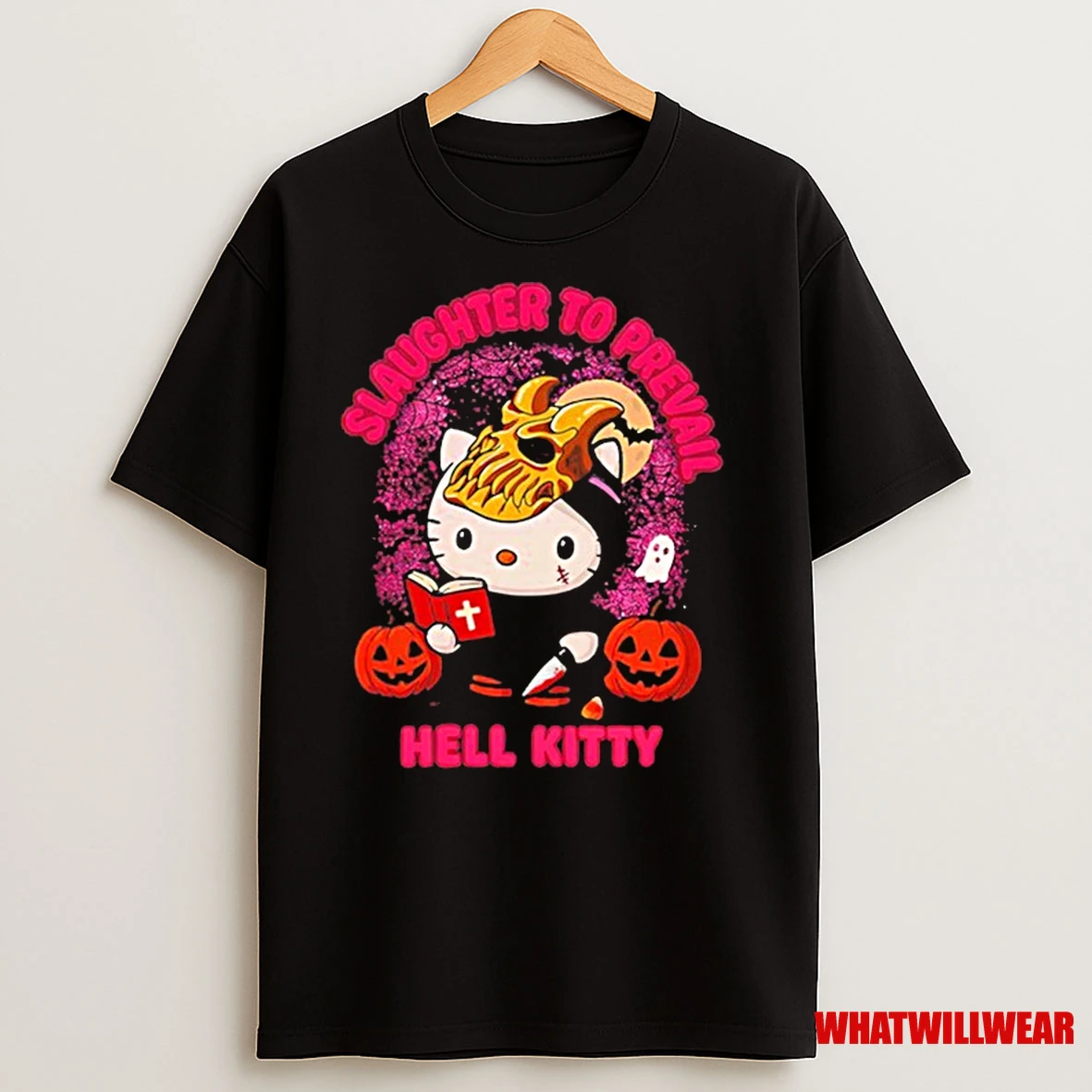 Le Massacre Prevaut Hell Kitty Halloween 2025 Shirts