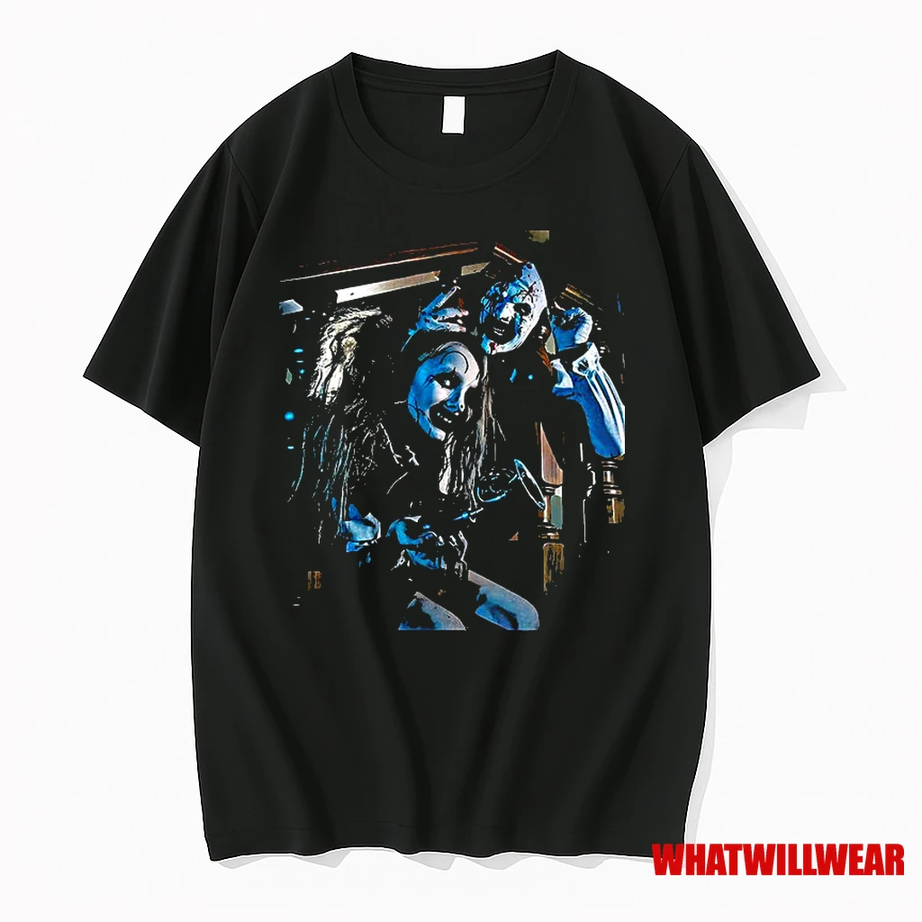 Little Pale Girl And Art The Clown The Terrifier Horror Halloween Vintage Classic Shirts