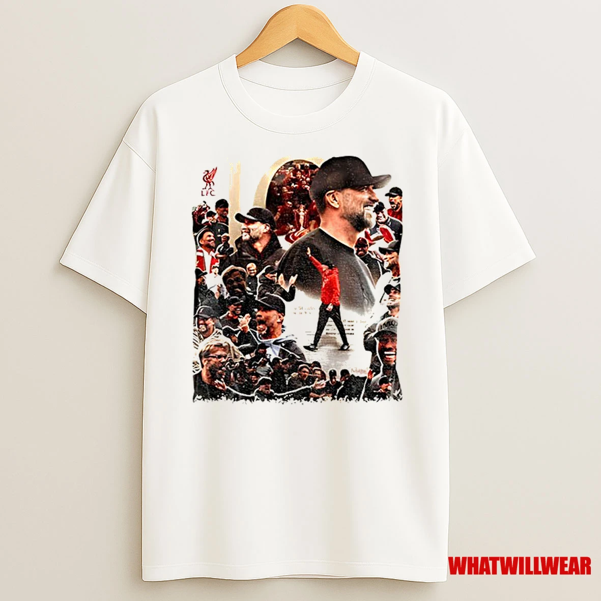 Liverpool Fc X Jurgen Klopp 10th Anniversary Graphic Football Lover Classic Shirts