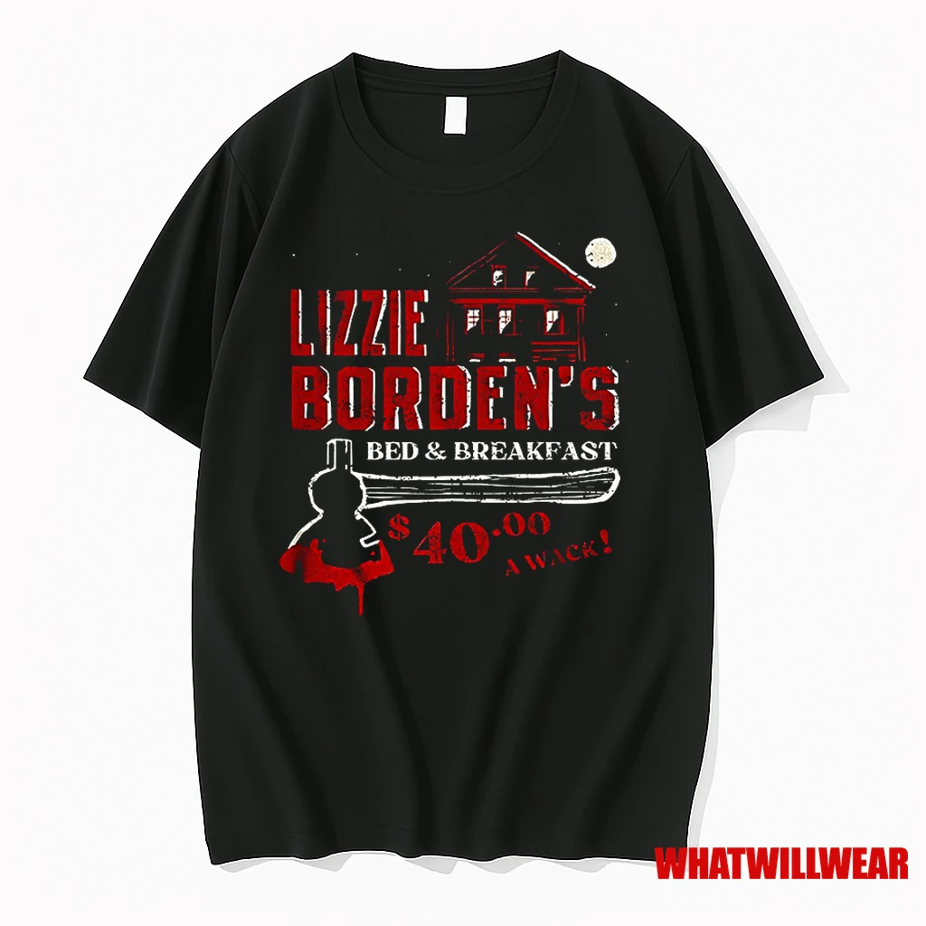 Lizzie Bordens Bed And Breakfast A Wack Halloween Classic Shirts