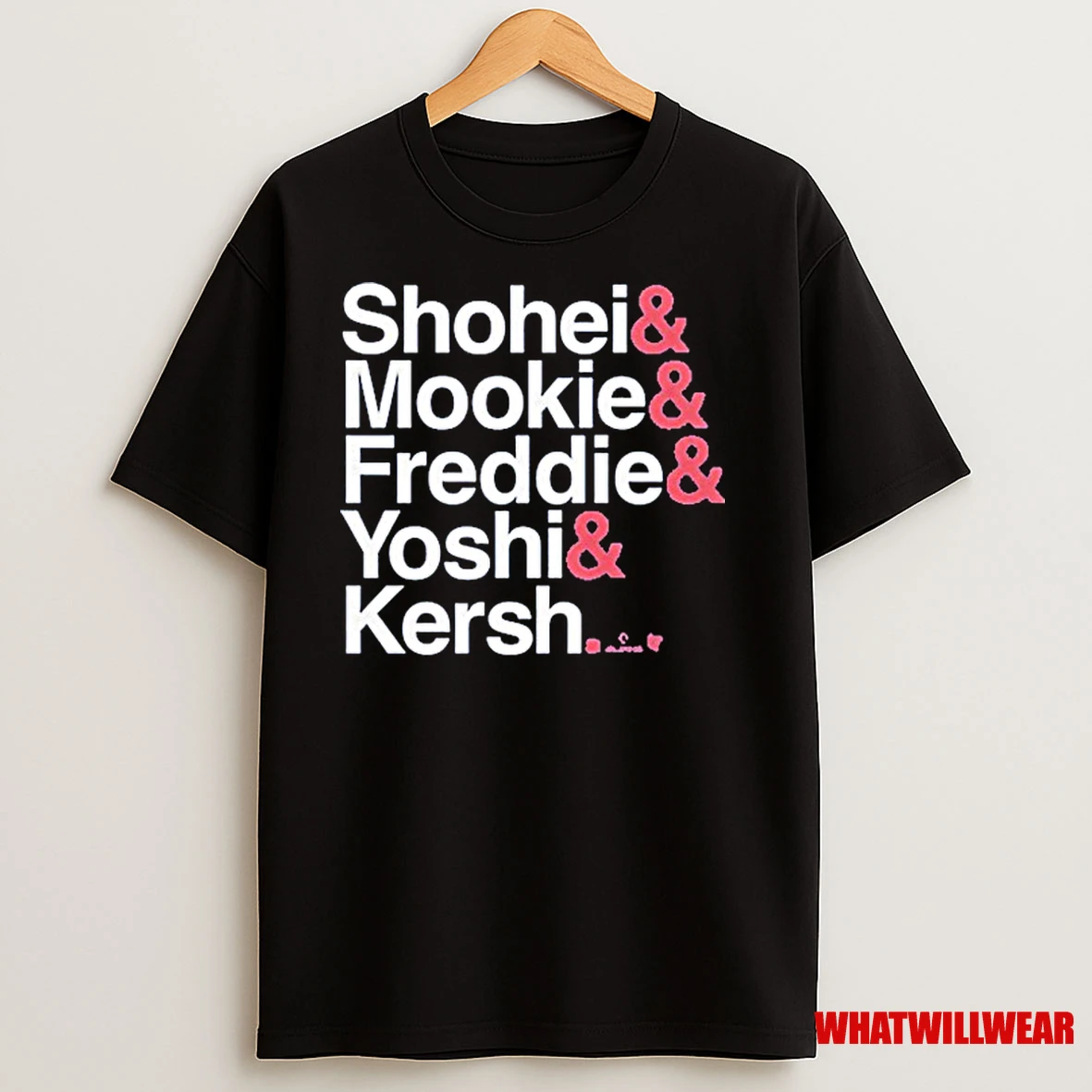 Los Angeles Baseball Ampersand Stars Shohei Mookie Freddie Yoshi And Kersh Shirts