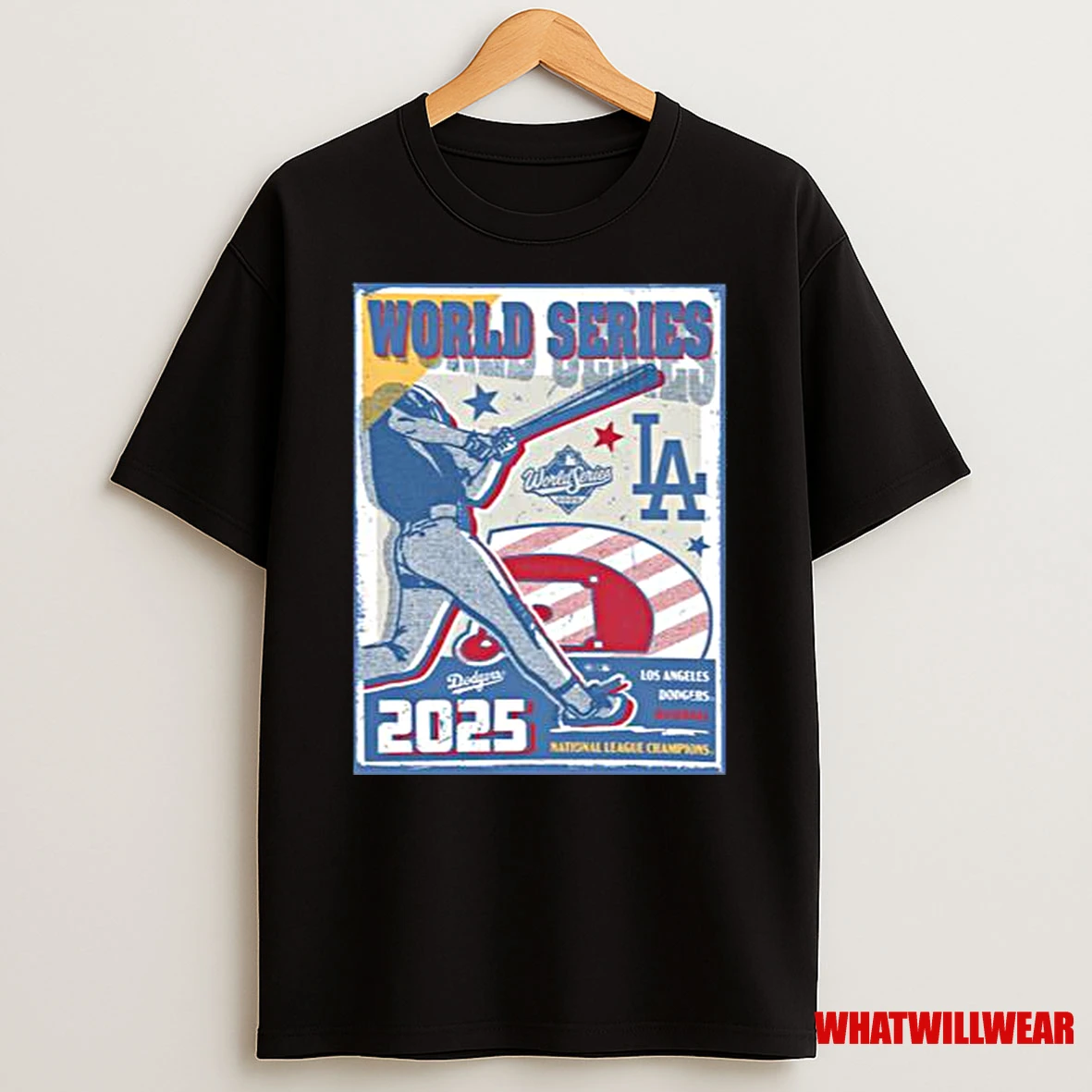 Los Angeles Dodgers 2025 World Series 47 Franklin Tee Men Shirts