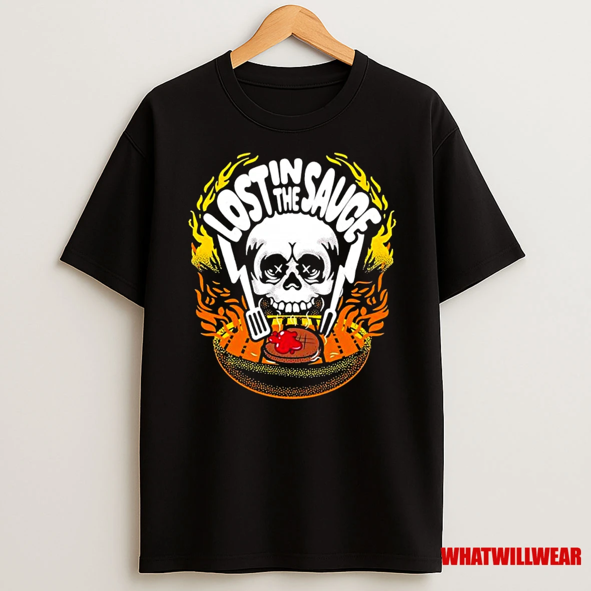 Lost In The Sauce Skull Classic Shirts