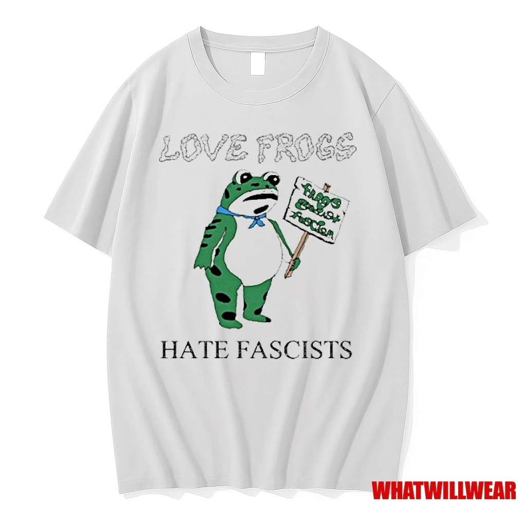 Love Frogs Hate Fascists Shirts