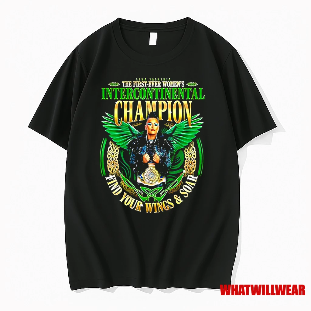 Lyra Valkyria The First Ever Womens Intercontinental Champion Find Your Wings Soar Classic Shirts