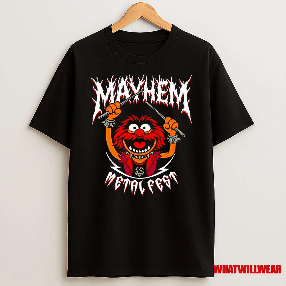 Mayhem Metal Fest Character Animal From The Muppets Classic Shirts