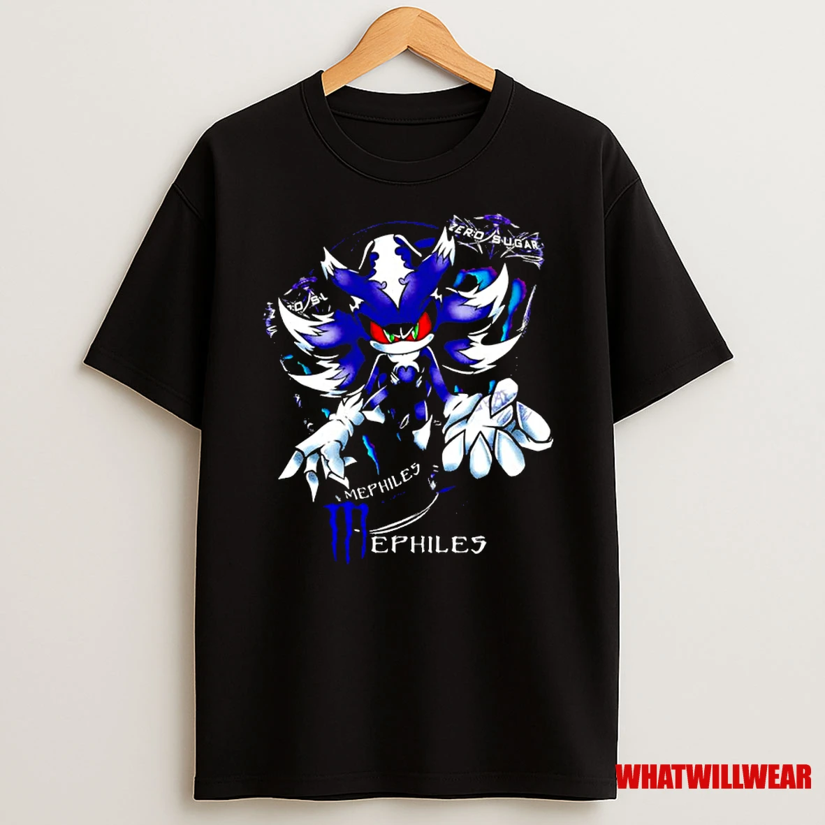 Mephiles The Dark Zero Sugar X Hedgehog Character Classic Shirts