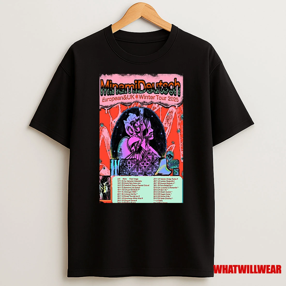 Minami Deutsch European Uk Winter Tour 2025 Shirts