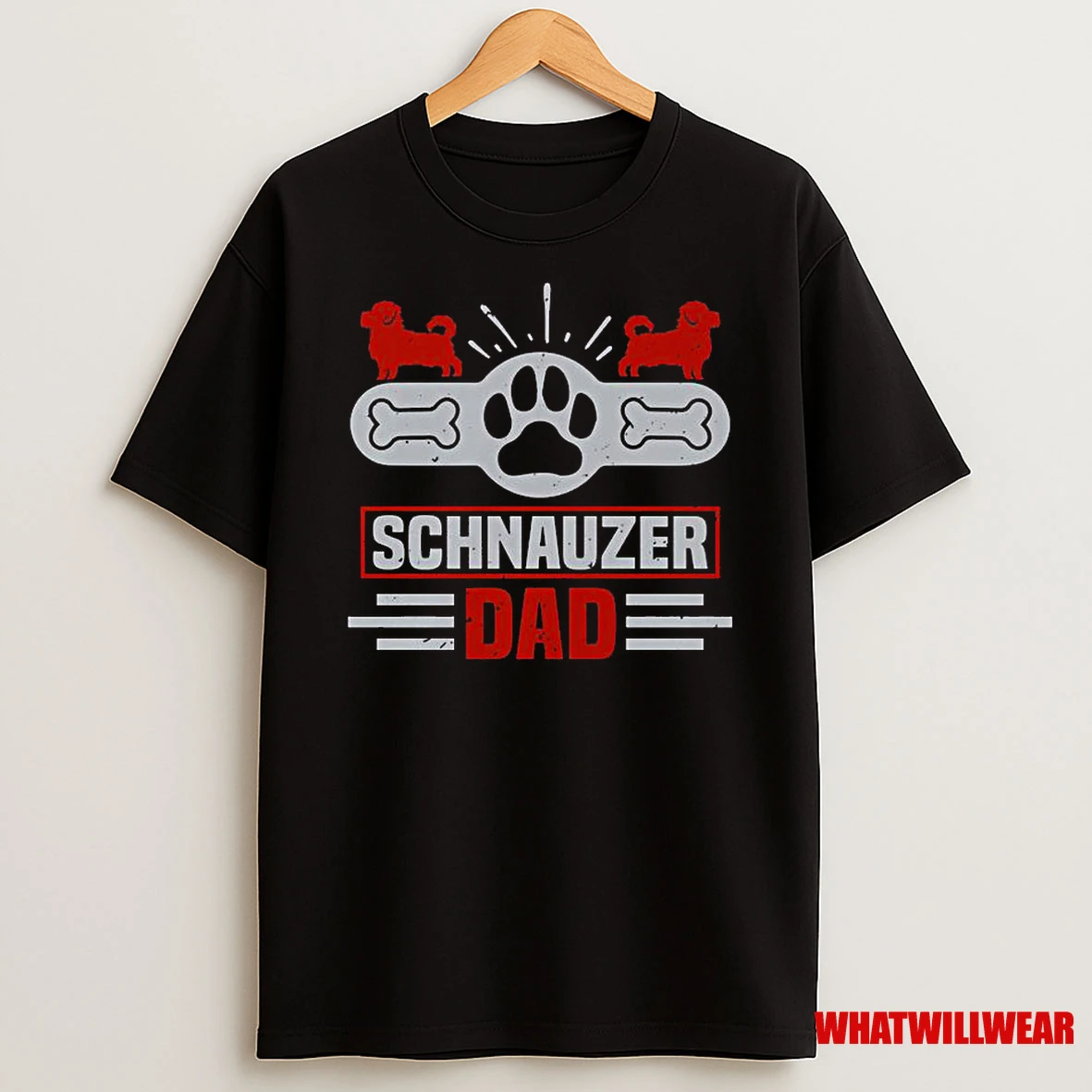 Miniature Schnauzer Dad Classic Shirts