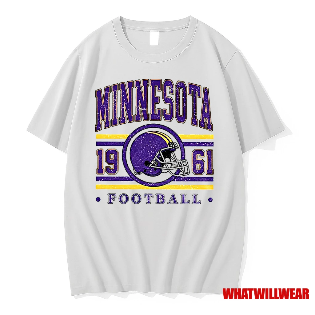 Minnesota Viking Football Helmet Nfl Since 1961 Classic Shirts