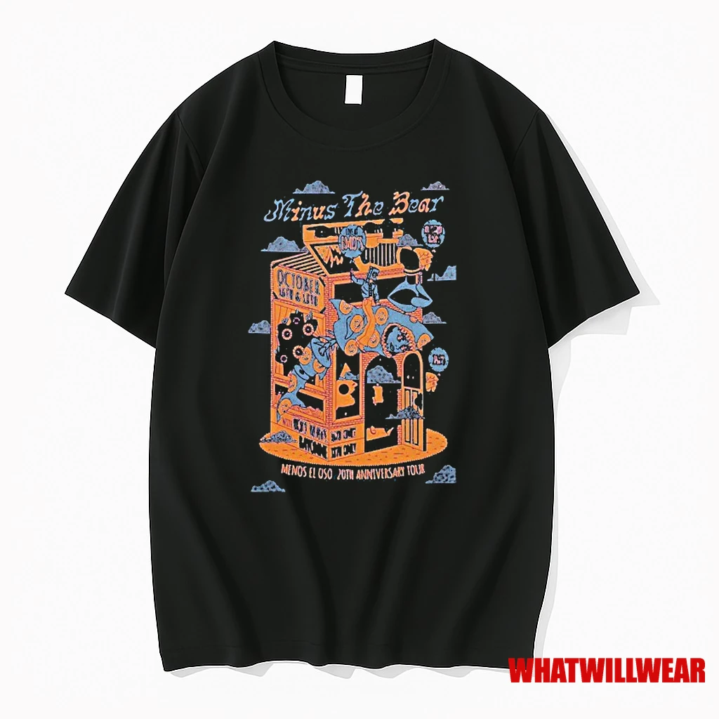 Minus The Bear Oct 16 18 2025 Austin Event Menos El Oso 20th Anniversary Tour Shirts