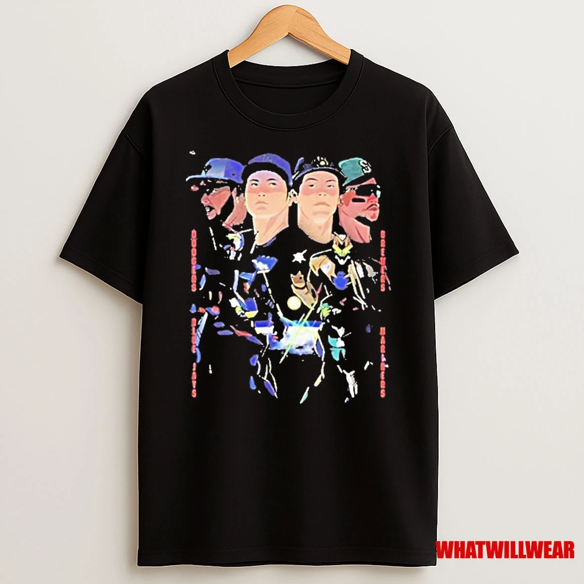 Mlb 4 Teams Battle In The World Series Anime Art Shirts
