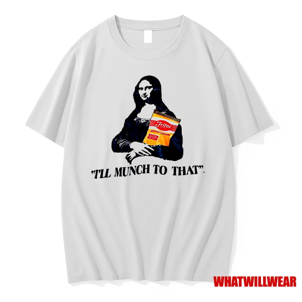 Mona Lisa Fritos Ill Munch To That Classic Shirts