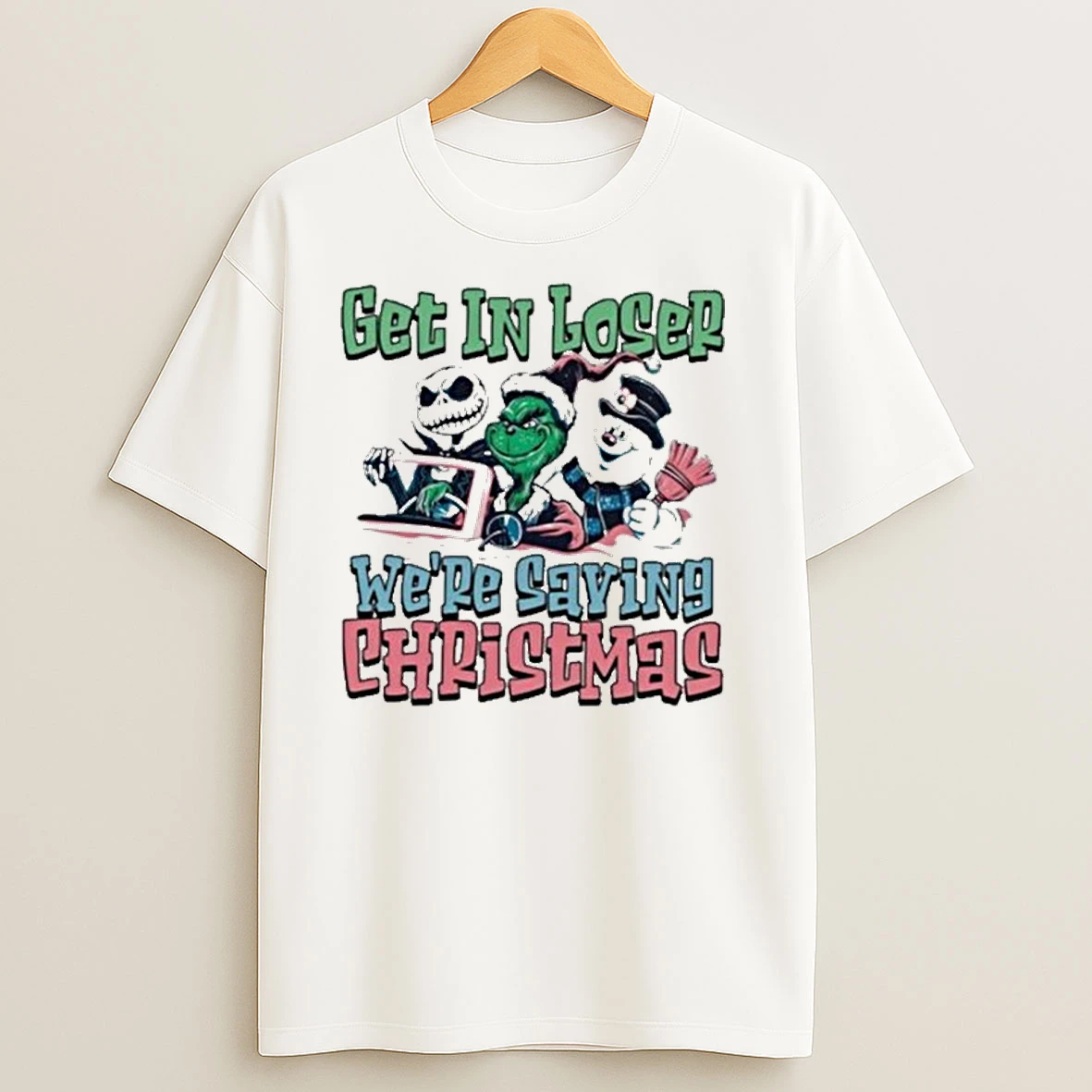 Monster Get In Losers Were Saving Christmas Shirts