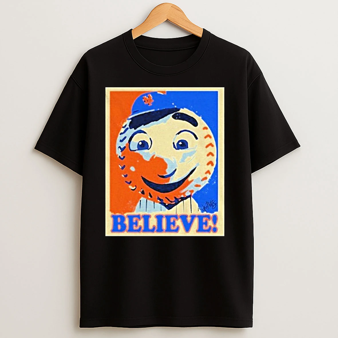 Mr Met New York Mets Mlb Baseball Believe Hope 2025 Shirts