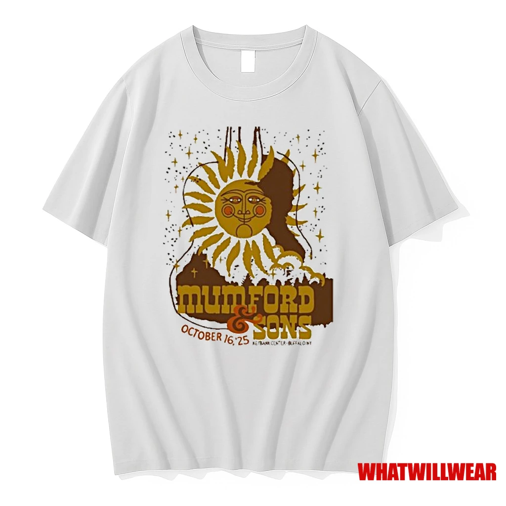 Mumford And Sons 2025 Buffalo Ny Guitar Sun Shirts