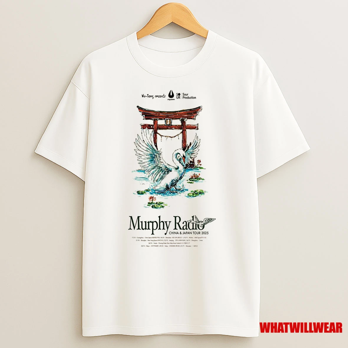 Murphy Radio China Japan Tour 2025 Shirts