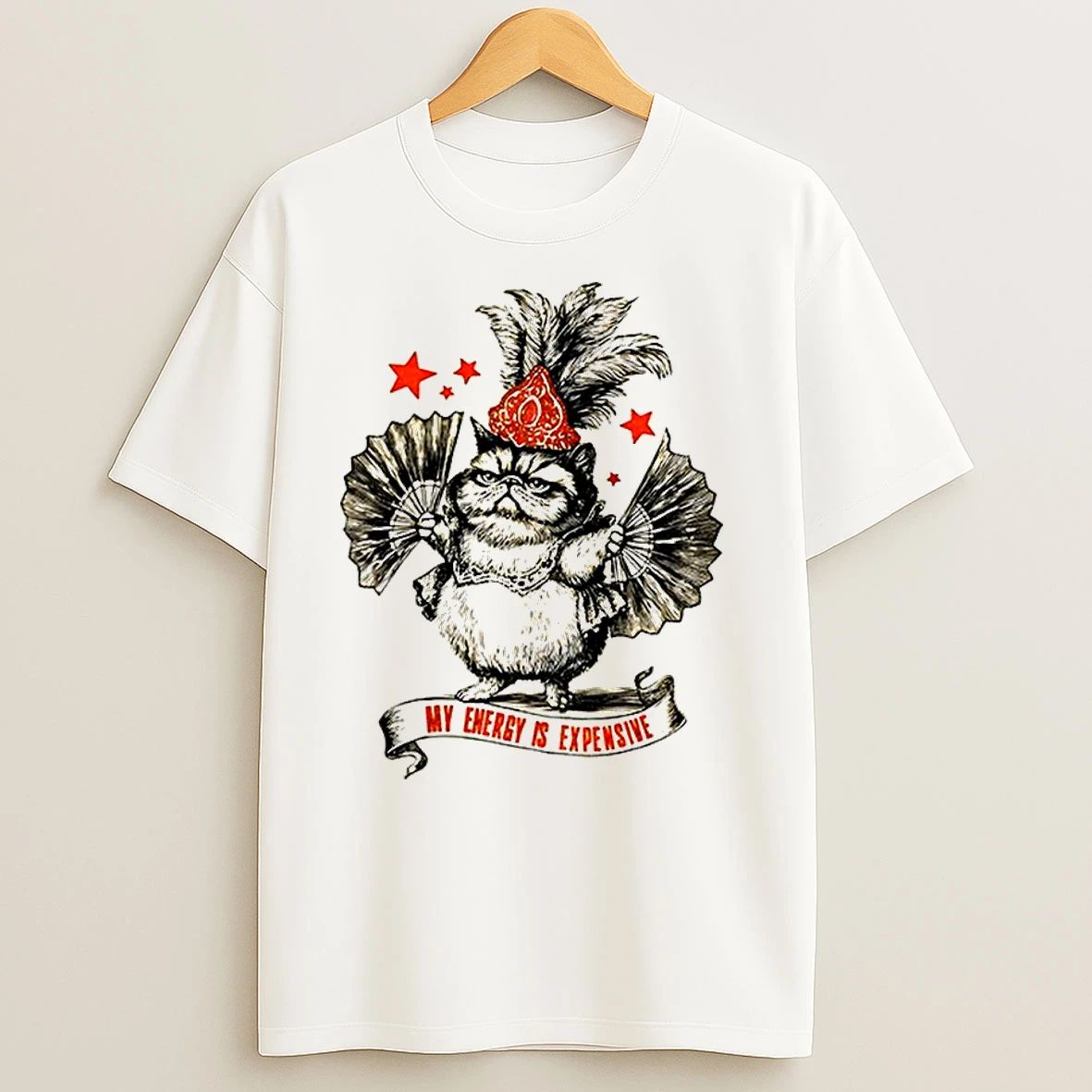 My Energy Is Expensive Showgirl Cat Oliva Classic Shirts
