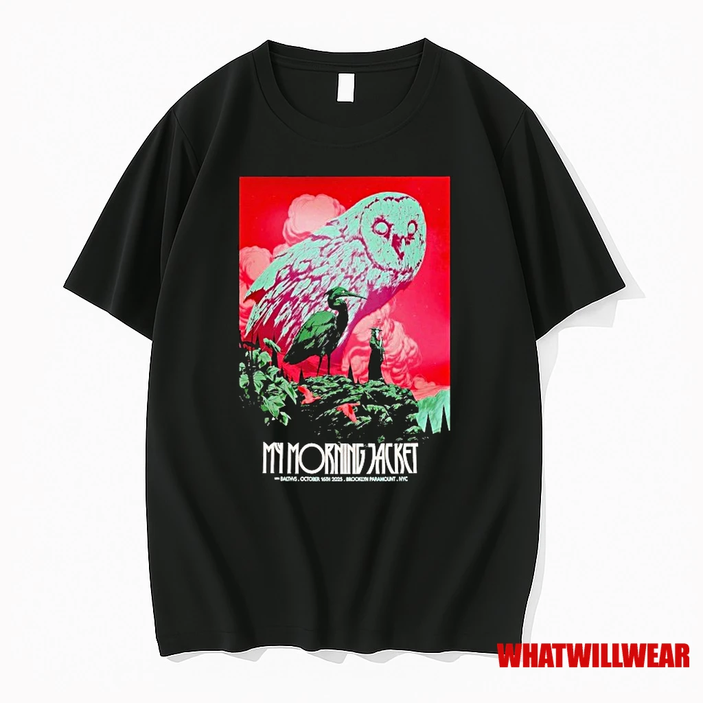 My Morning Jacket 10 16 2025 Brooklyn Paramount Theater In Brooklyn Ny Owl Shirts