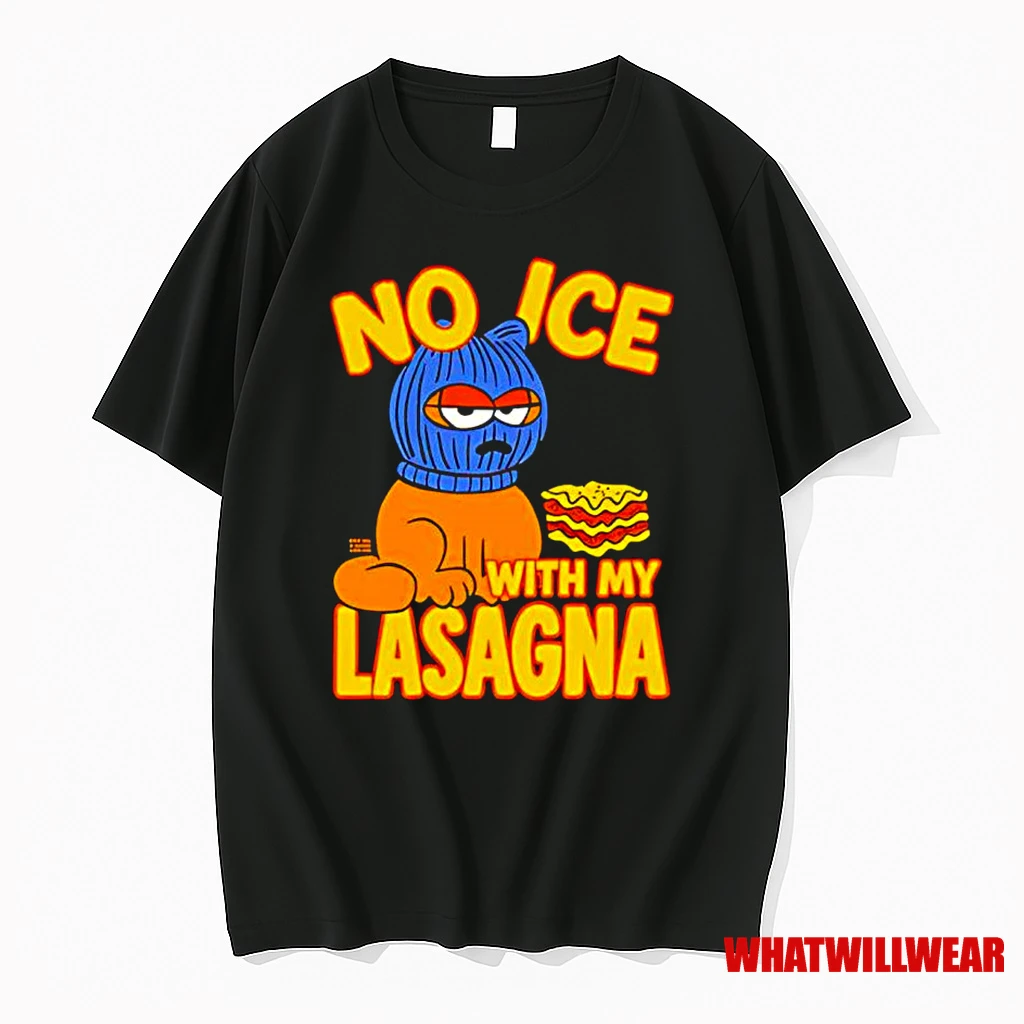 No Ice With My Lasagna Graphic Classic Shirts