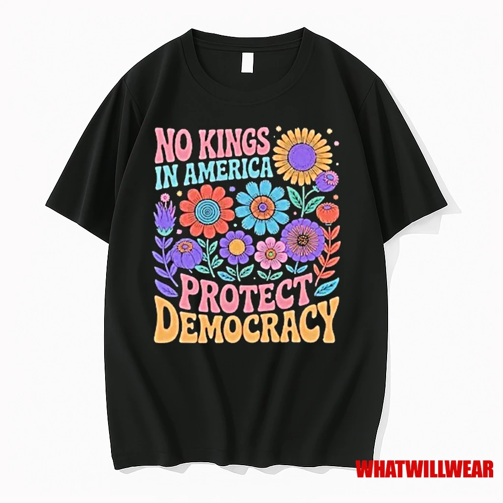 No King In American Protect Democracy Shirts