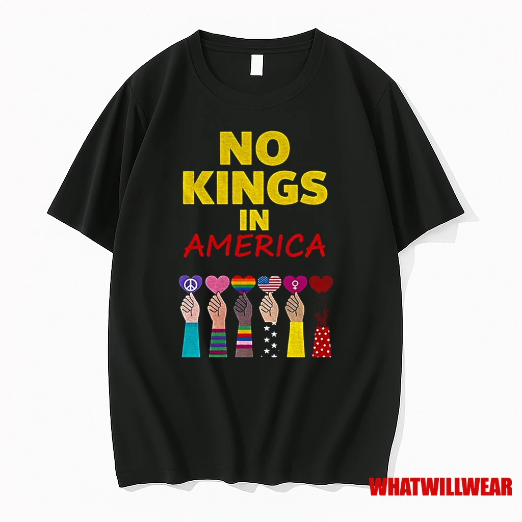 No Kings In America Protest Classic Shirts