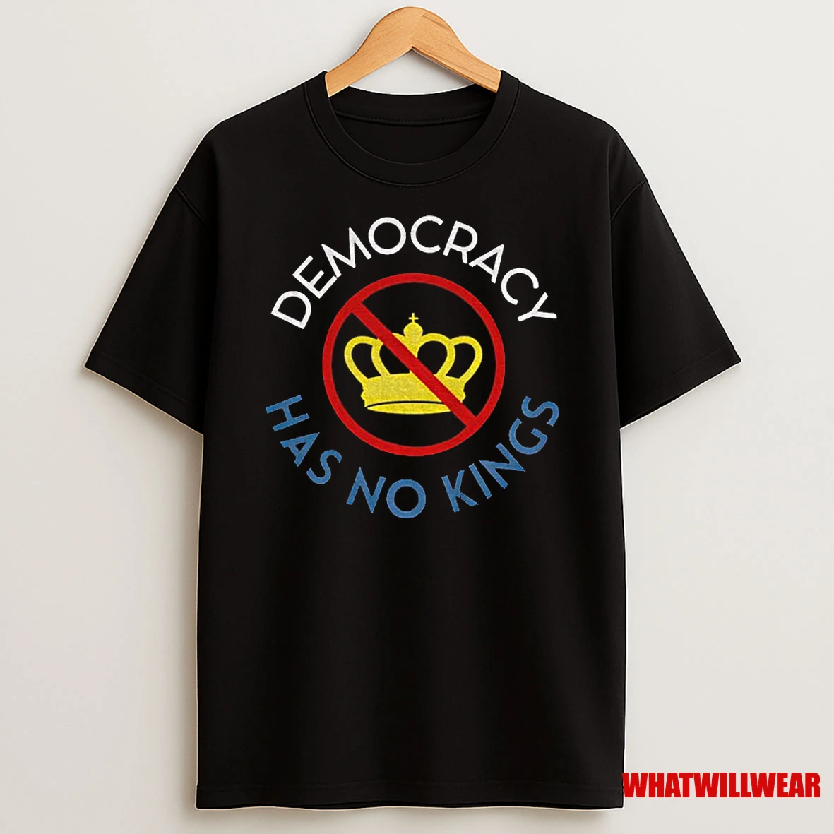 No Kings Protest Democracy Has No Kings Anti Trump Classic Shirts