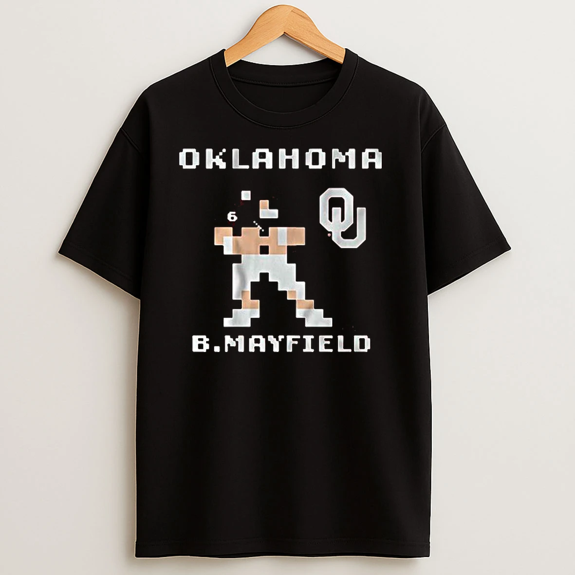 Oklahoma Football Baker Mayfield Retro Baller Shirts