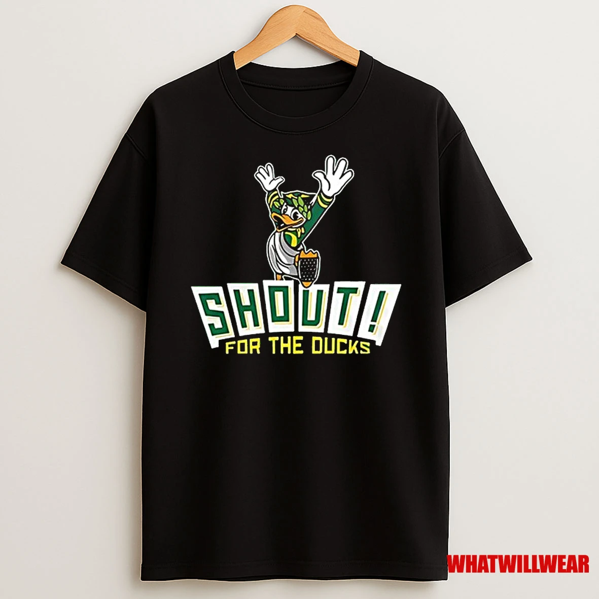 Oregon Ducks Shout For The Ducks Mascot Classic Shirts