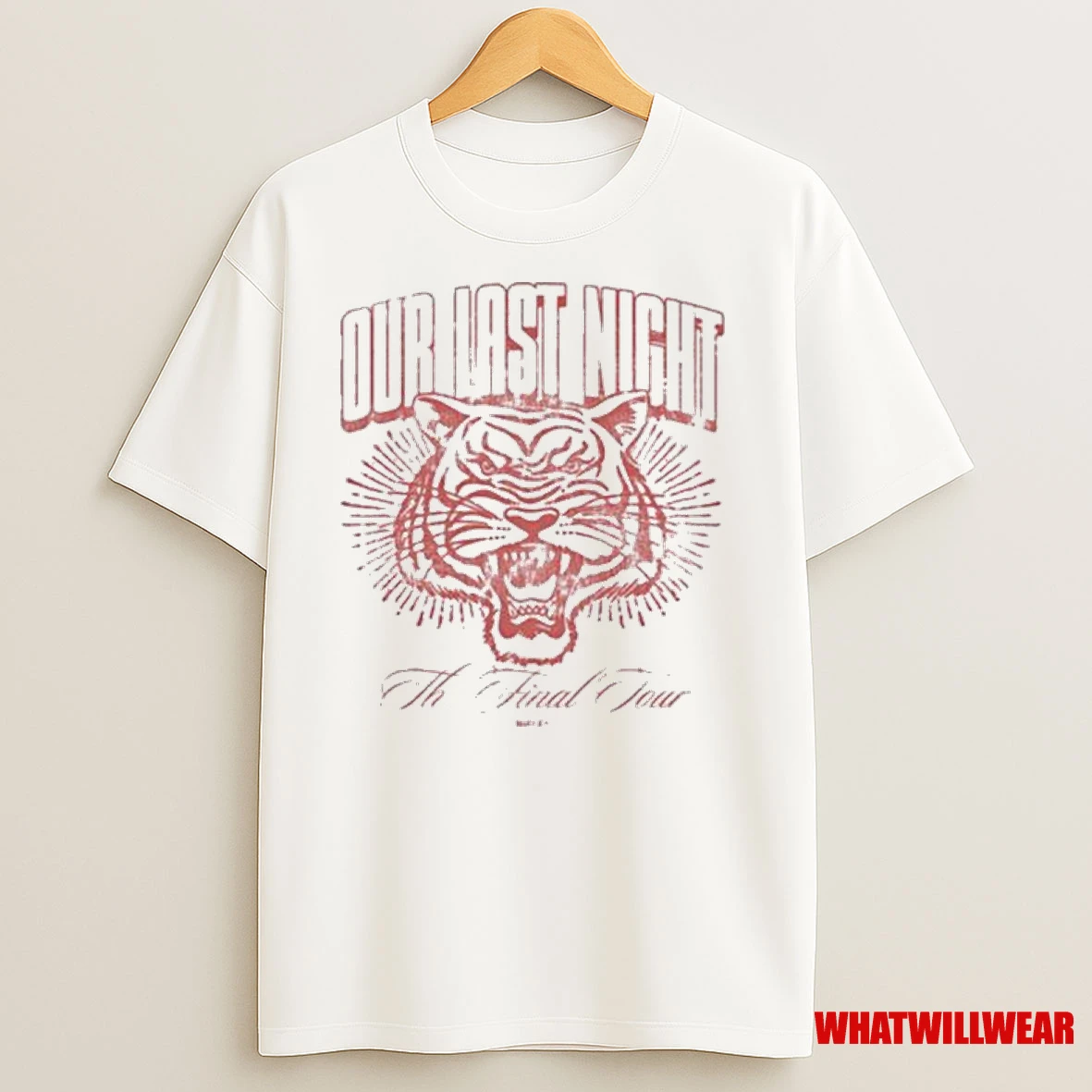 Our Last Night Tiger Tour Shirts