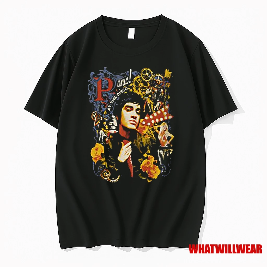Panic At The Disco Retro Photo Tee Men Shirts