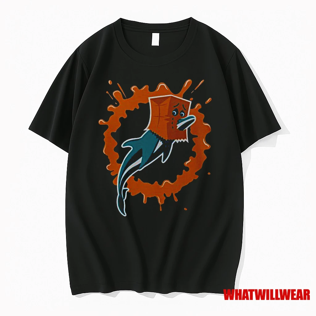 Paper Bag Dolphin Classic Shirts