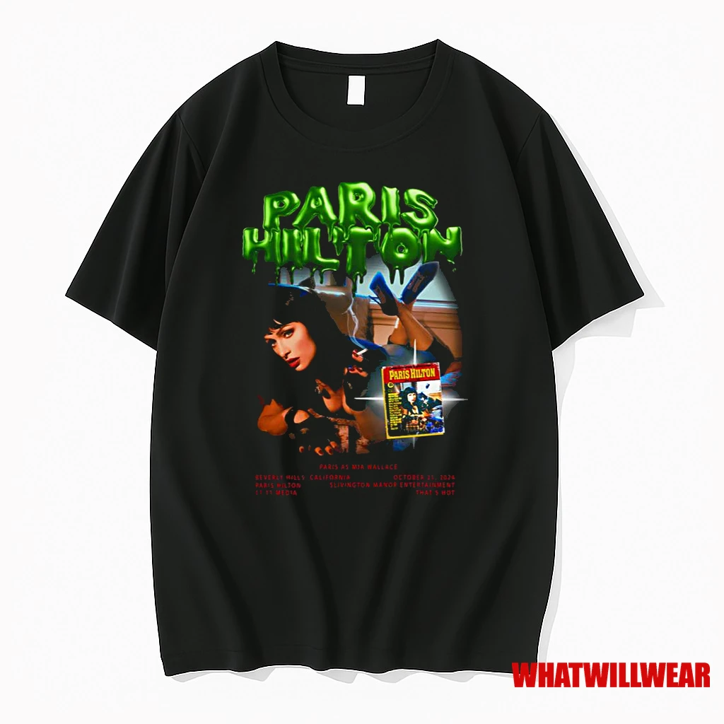 Paris Hilton Mia Wallace Halloween 2025 Shirts