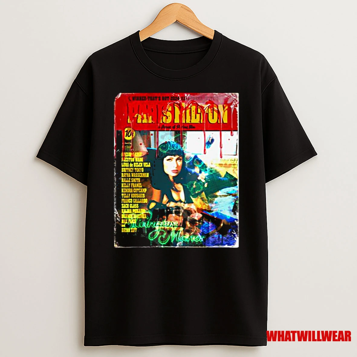 Paris Hilton Pulp Fiction Halloween Limited Edition Shirts