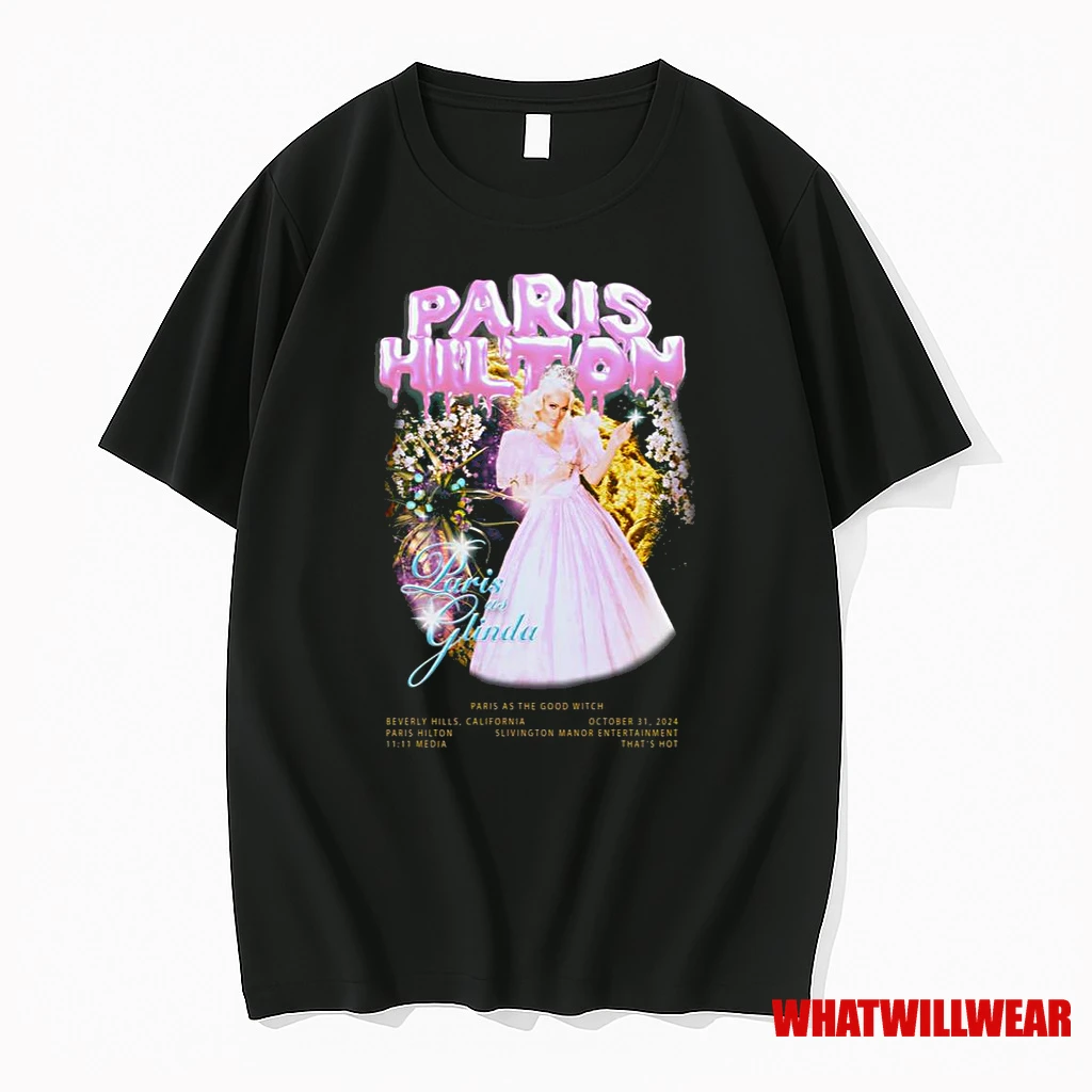 Paris Hilton Wicked Glinda Halloween 2025 Shirts