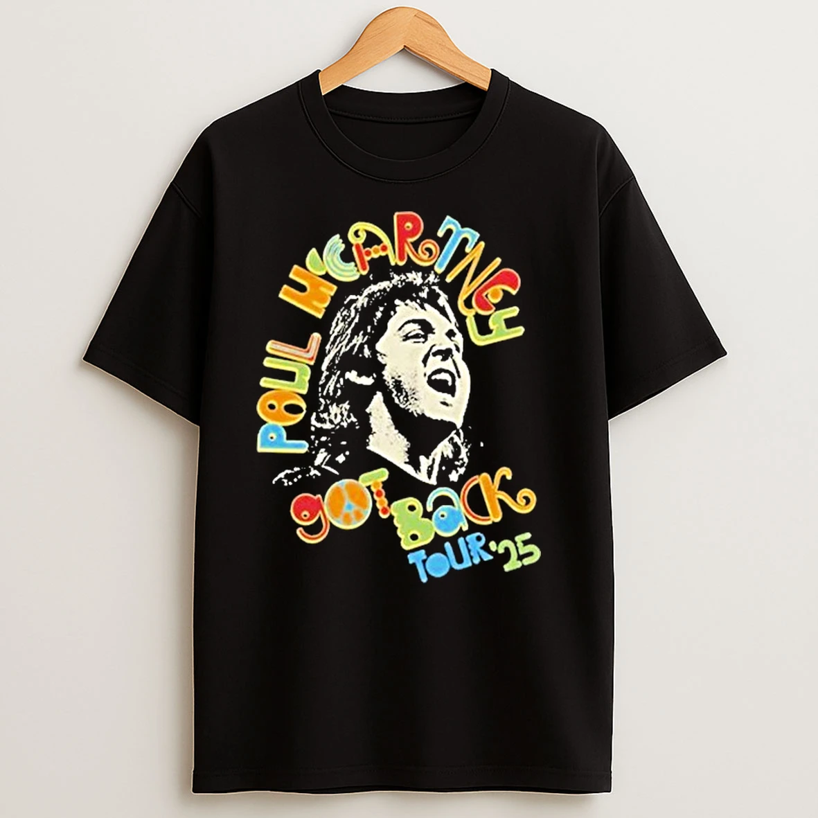 Paul Mccartney Shop Got Back 2025 Peace Shirts