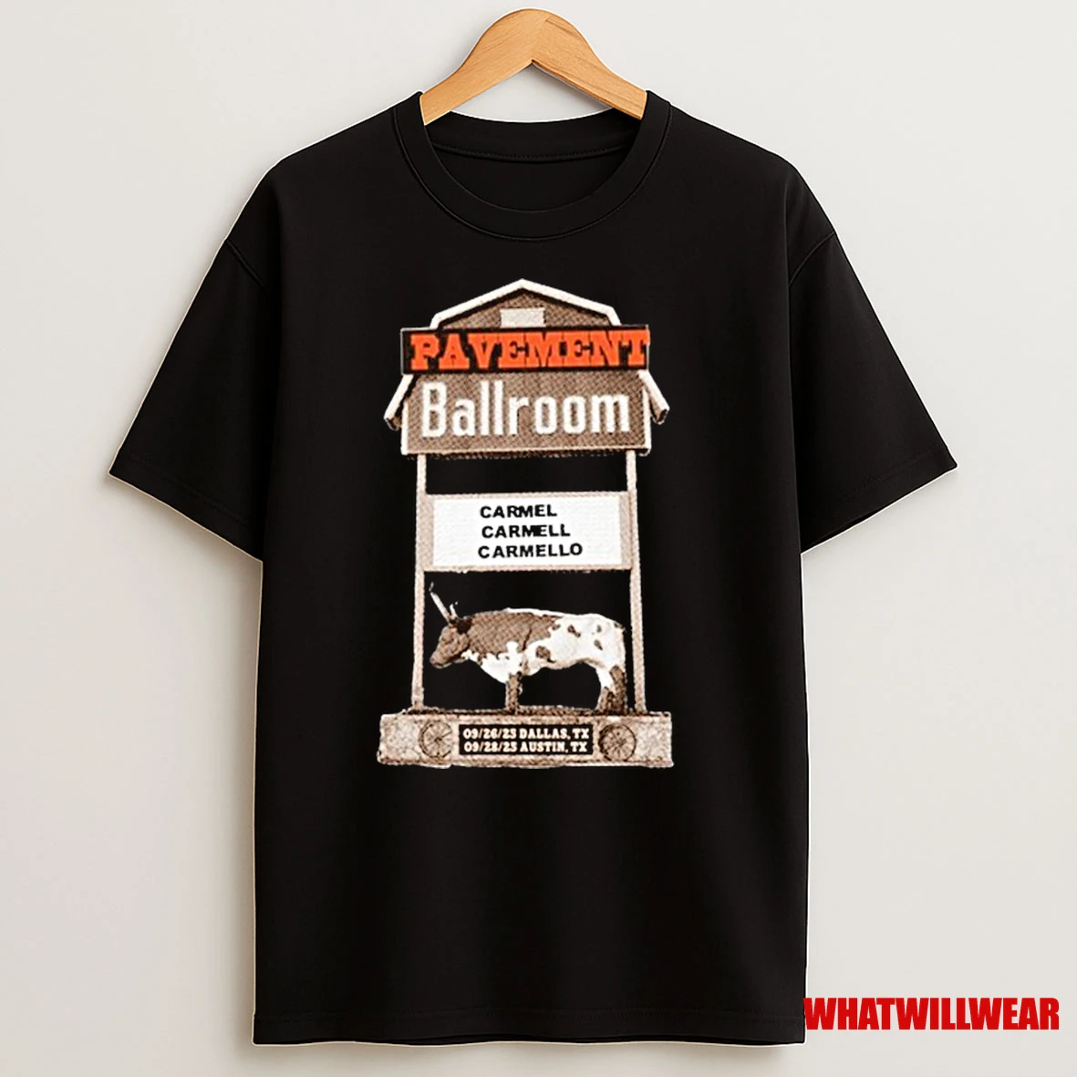 Pavement Ballroom Dallas Tx 9 26 2025 Austin Tx 9 28 2025 Shirts