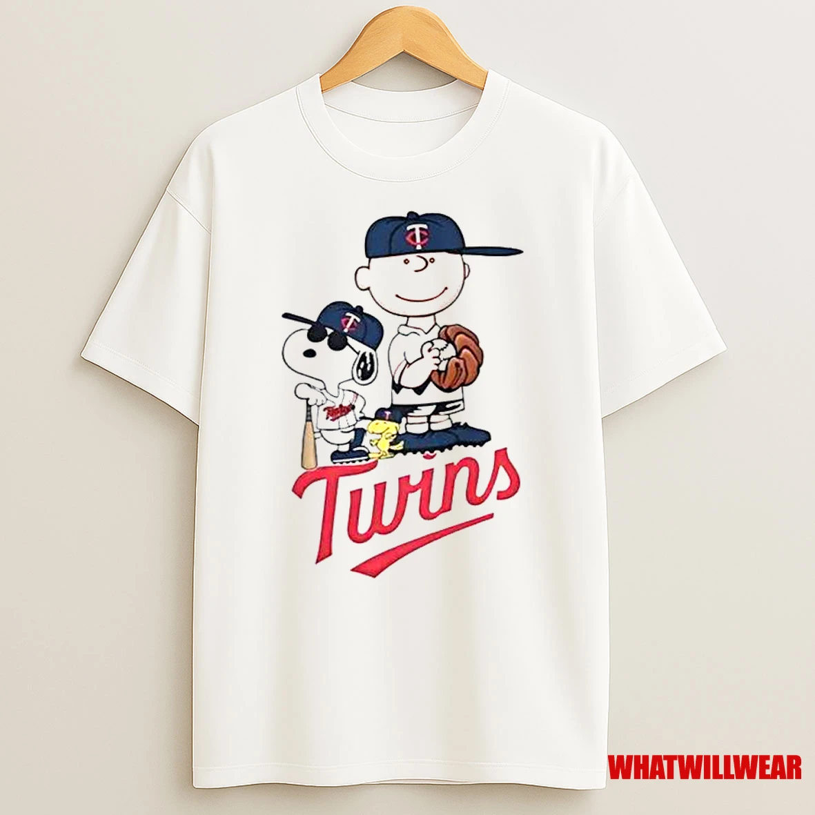 Peanuts Characters Minnesota Twins Classic Shirts